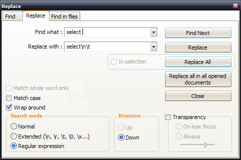 Formatting SQL in Note... | PeopleSoft Wiki
